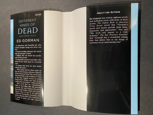 Different Kinds of Dead, Ed Gorman - 2005 - Signed, 1st Ed 1st Prtg HC Book DJ - Picture 2 of 12
