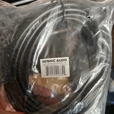 New SEISMIC AUDIO 25' Raw Wire HOME PA/DJ SPEAKER CABLE