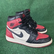 Air Jordan 1 Retro High OG BG  Bred Toe  Size 7Y 575441-610 No Insole 