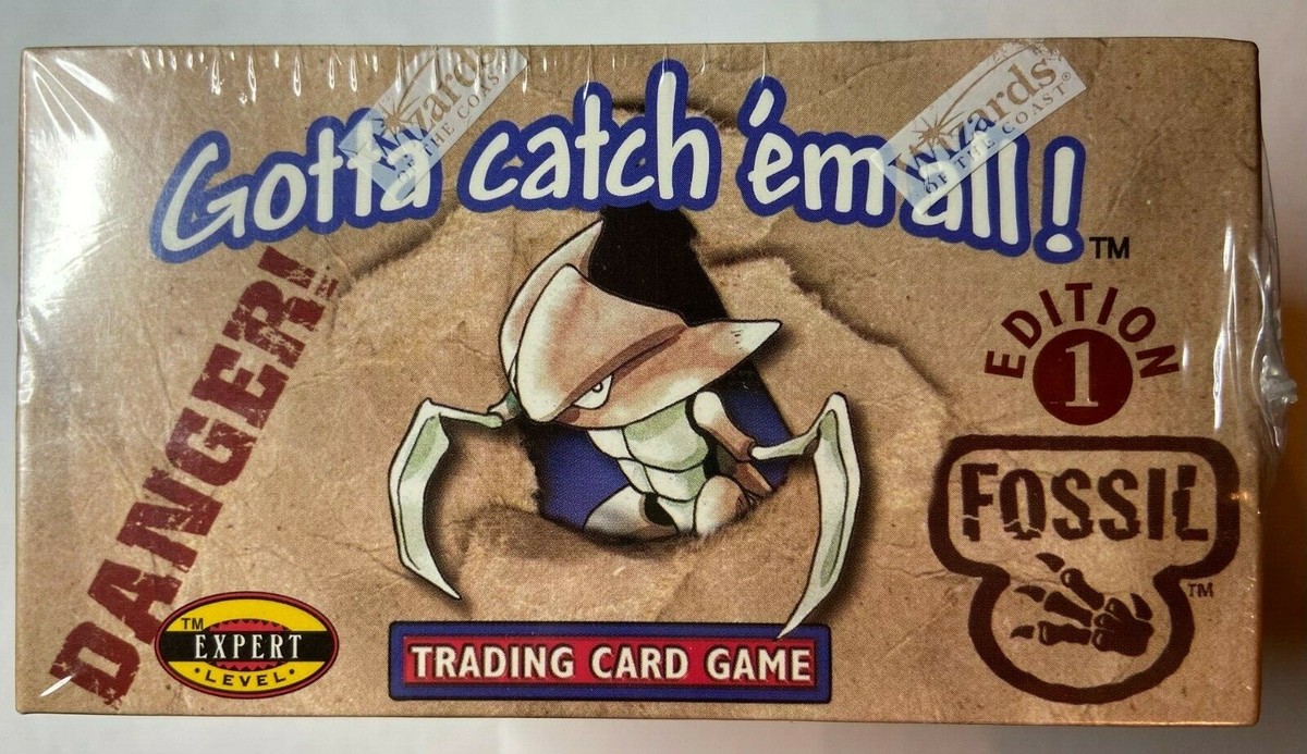 1st Edition Factory Sealed WOTC Fossil Booster Box WOC06072 1st Edition Factory Sealed WOTC Fossil Booster Box WOC06072
