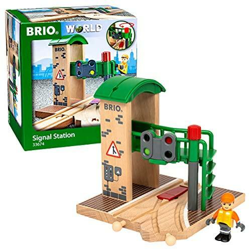 meow出品 meow出品 BRIO World - 33674 Signal Station | 2 Piece Toy Train