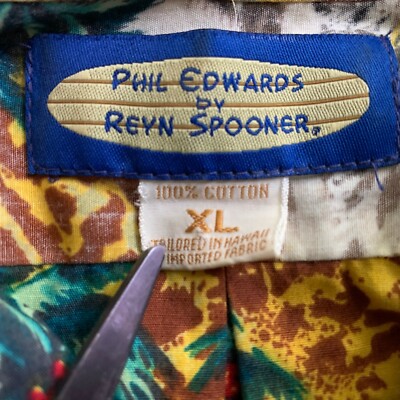90's PHIL EDWARDS by REYN SPOONER プルオーバー Reyn Spooner - 古着 90年代 レインスプーナー REYNSPOONER PHIL