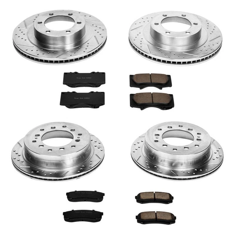 Power Stop 1-Click Z23 Evolution Sport Brake Kit for 03-09 Lexus GX470 Foto 2 de 2