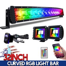 32inch 180w Curved Combo Lamp Rgb Led Light Bar For Ford Offroad 4x4wd Ute 32inch 180w Curved Combo Lamp Rgb Led Light Bar For Ford Offroad 4x4wd Ute