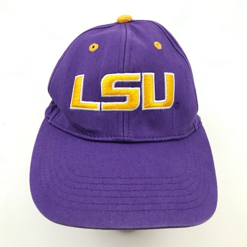 LSU Tigers Hat Cap Strapback Purple 