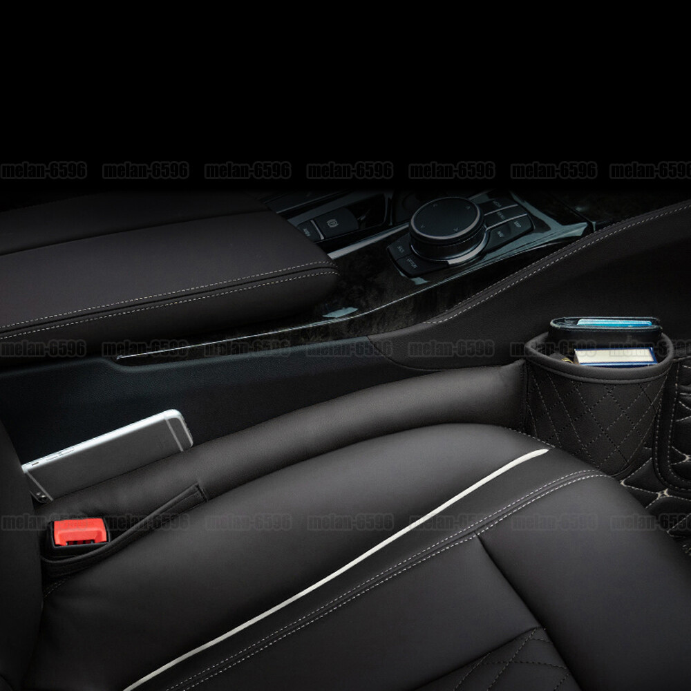 PU Leather Car Seat Gap Filler Organizer Seat Gap Storage Plug Strip Accessories