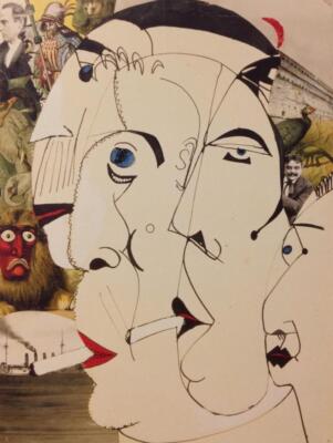 Smokers Erwin Blumenfeld 1920 Dada Surrealist Collage Art Print to Frame