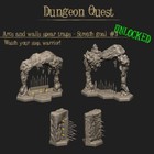 Hex Dungeon Spear Traps Fantasy tabletop terrain, wargaming 28mm