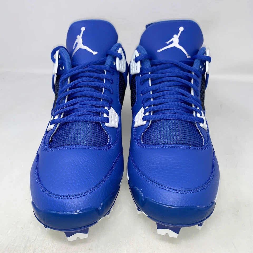 Botines de béisbol Air Jordan 4 MCS azul real, talla 12 nuevos en caja 807709-401 Foto 2 de 4