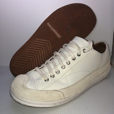 KangaROOS Shoes Mens White Sneakers Tennis Shoes Skate boarding Soccer 12US 