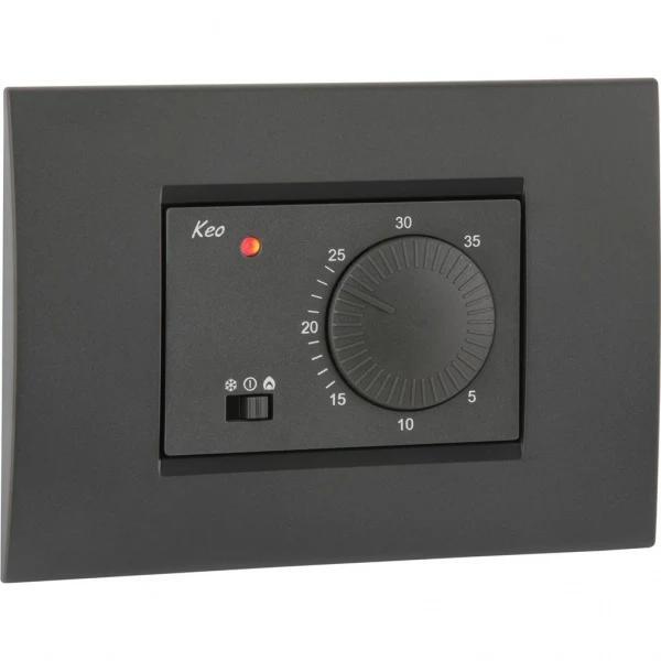 VEMER TERMOSTATO KEO-A ELETTRONICO A INCASSO CON SELETTORE VN171500