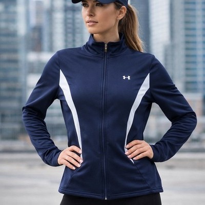 Under Armour Women's Blue and White Performance Jacket