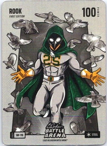 Bo Jackson Battle Arena Rook Silver Battlefoil 1st Edition Brent Rooker SBF-110