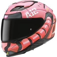 HJC F71 Zaku Full Face Helmet - Pink/Black - Sz XXL - DOT Certified