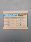 Original GI Joe Mobile Strike Force Team Sign Up Postcard