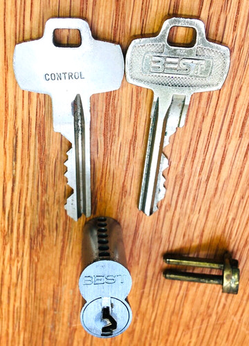 Best Access Silver Core 7 Pin B Type 1 Premium Control And Operating Key w/ Tail