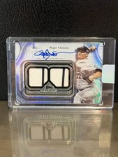 2025 Topps Sterling Roger Clemens Strikes Patch Auto #/25 Astros