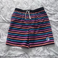 BUC-EE'S Boys Swim Trunks YOUTH XL BUC EES Beaver Striped Shorts YXL