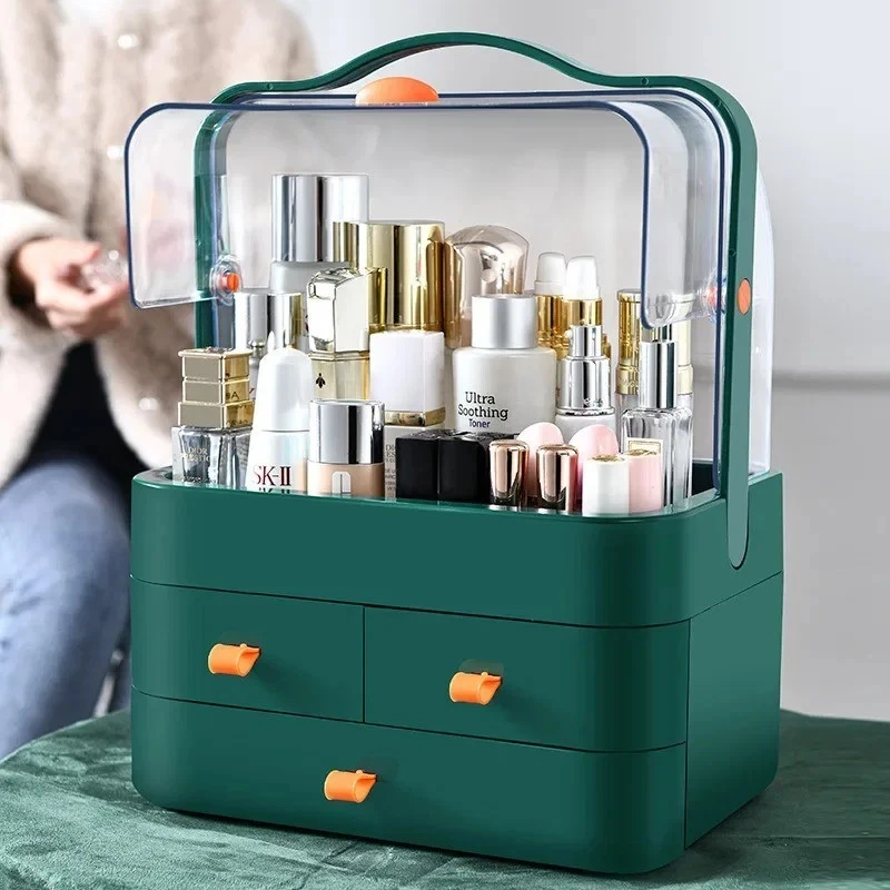 Dustproof Drawer Makeup Organizer Lipstick Storage Box