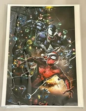 Venom #29 Clayton Crain Christmas Version Virgin Variant Exclusive Xmas Cover