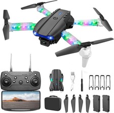 Drohne mit Kameras 1080P Hindernisvermeidung Dual-Kamera Faltbar RC Quadcopter