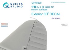 QTSQP48009 1:48 Quinta Studio Interior 3D Decal - IL-2 Stormovik Rib Tape for