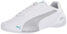 Puma Men's Mercedes Amg Petronas Future Kart Cat Sneaker White Silver 10 Men US