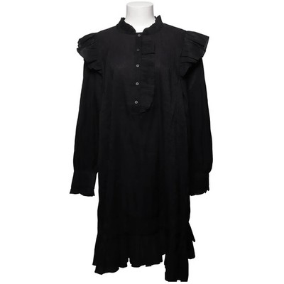 Studio Studio, Kleid, Größe: L, Stumassa L/S Frill, Schwarz, Polyester #MA2