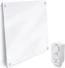 Wall Heater Panel with Thermostat - Electric Wall Mounted Heater for Indoor Use