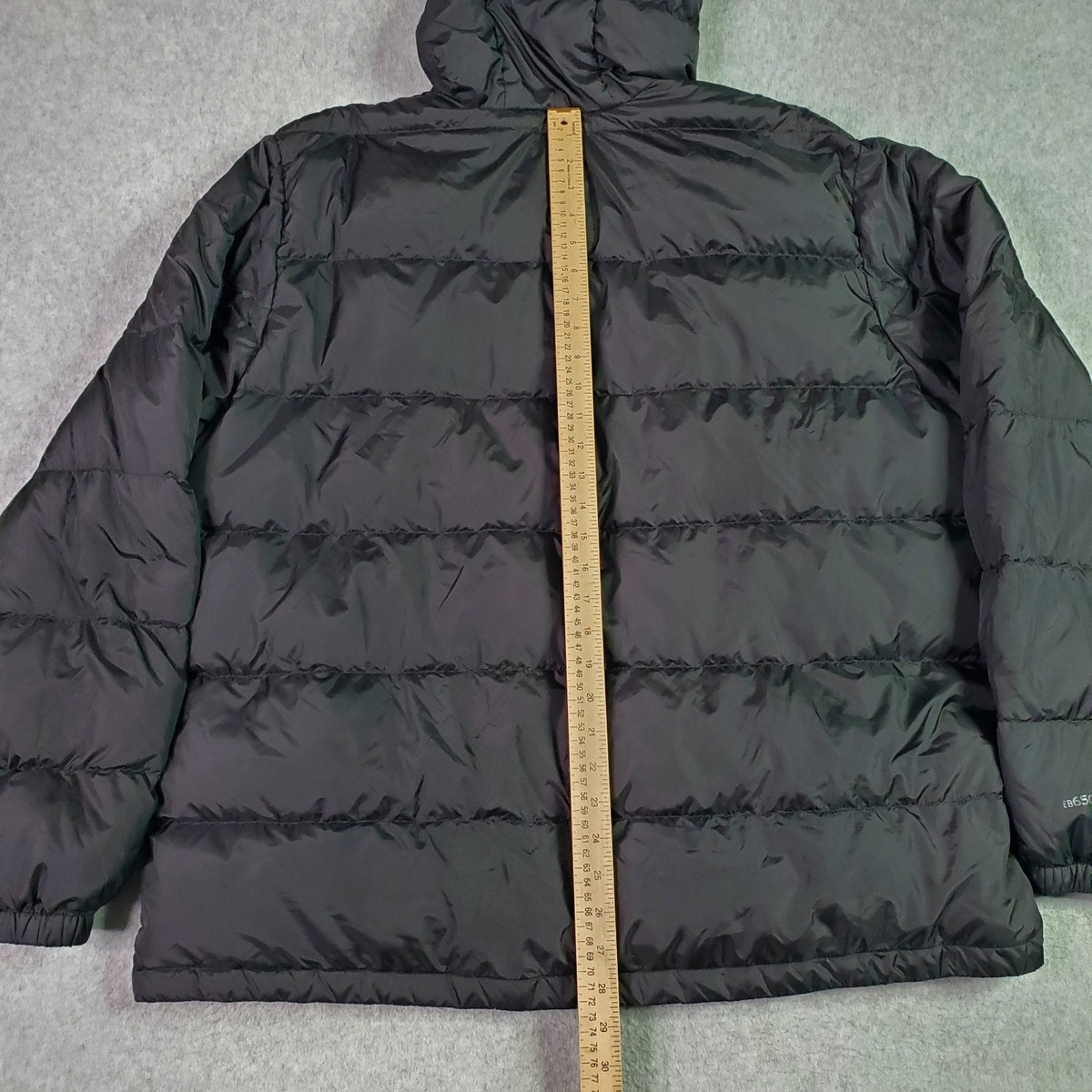 Eddie Bauer EB650 Jacket Mens 2XL Black Down Puffer Packable 
