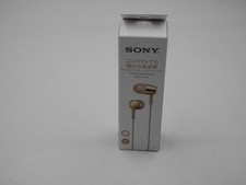 Free shipping. Brand new. Sony MDR-EX155 N Gold stereo headphones.
