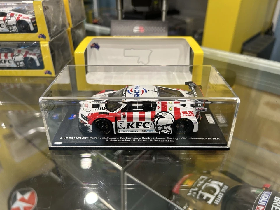 1:43 Audi R8 LMS GT3 MPC - Jamec Racing KFC #2 2024 Bathurst 12 Hour (SP620) - image 3 of 4