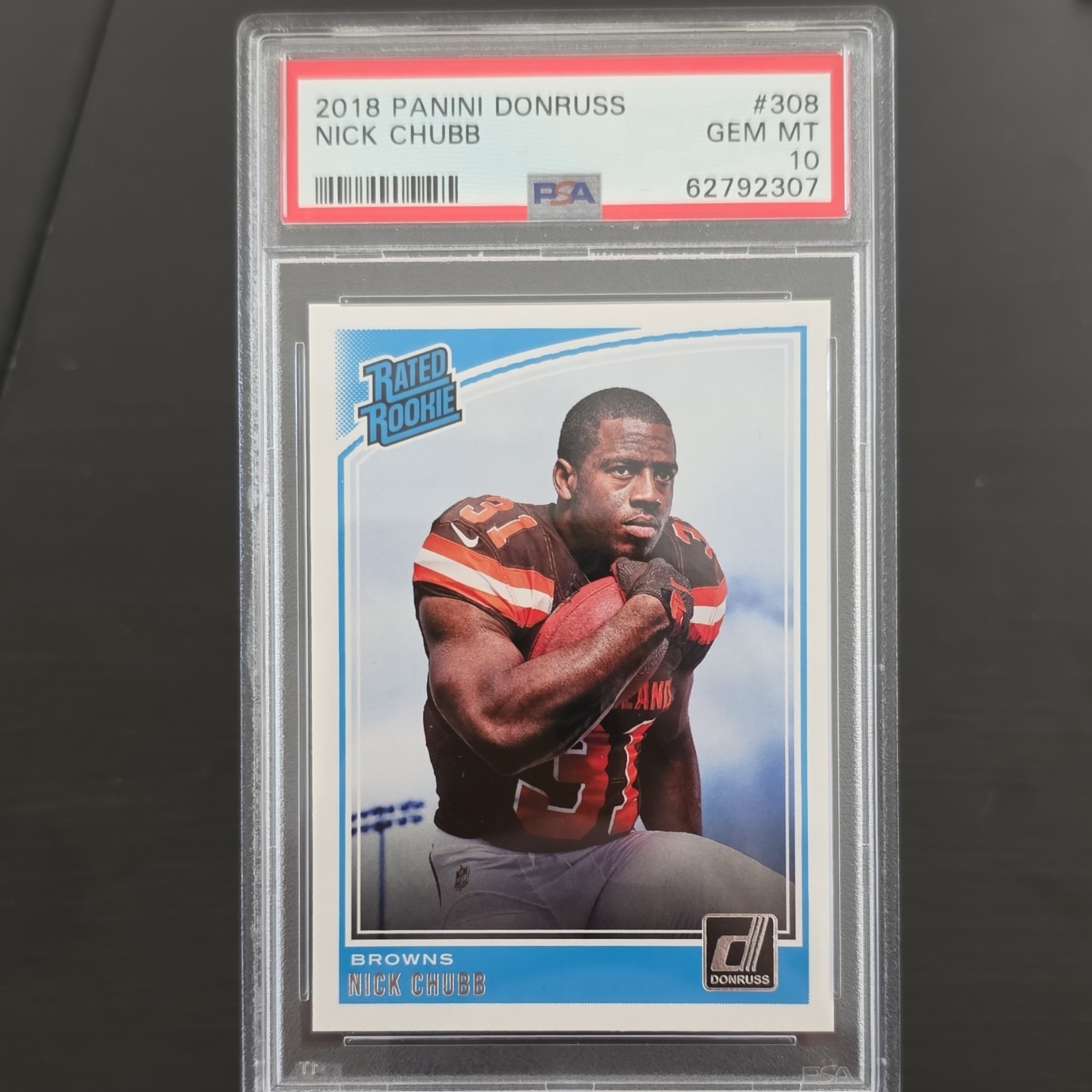 Nick Chubb Panini Donruss #308 Base