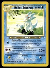 Helles Entoron 47/105 Uncommon Neo Destiny Pokemon LP Deutsch