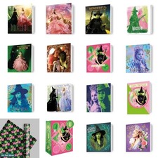 Gama de cumpleaños Wicked tarjetas de cumpleaños, papel de envolver, bolsas de regalo Glinda y Elphaba