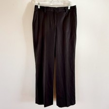 Talbots Women Windsor Curvy Italian Flannel Wool Pants Size 6 Minimalist Office