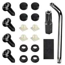 Anti Theft Stainless Steel License Plate Screws Kit Rustproof Car Security