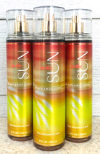 3 Bath Body Works IN THE SUN Fine Fragrance Mist 8oz LOT/SET of 3