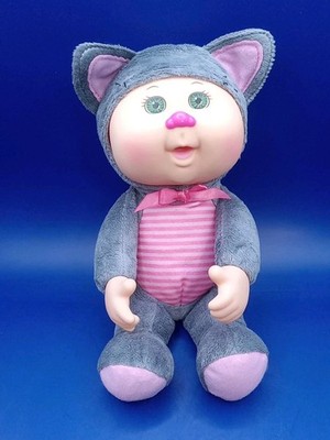 CABBAGE PATCH KIDS Doll ''RUSTY RACOON'' Gray & Pink Hooded Costume 10'' 2015