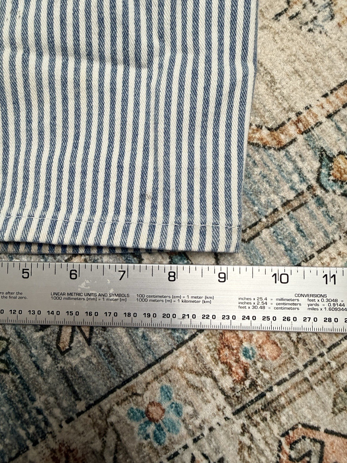 Reworked French Worker Distressed Patchwork Wide … - image 7