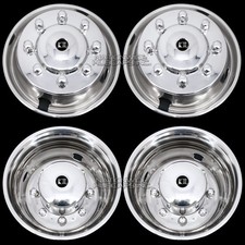 1990-2009 Chevy Gmc Topkick Kodiak 19.5 X 6.75 8 Lug Wheel Simulators Rim Covers 1990-2009 Chevy Gmc Topkick Kodiak 19.5 X 6.75 8 Lug Wheel Simulators Rim Covers