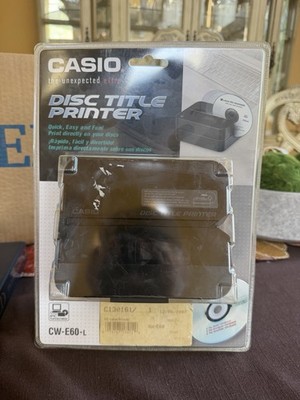 Casio Disc Title Printer Sealed