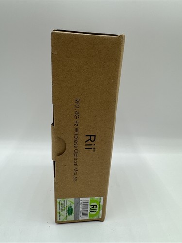 Rii Wireless Optical Mouse RF 2,4G Hz, schwarz, Model: RM200 - Bild 4 von 4