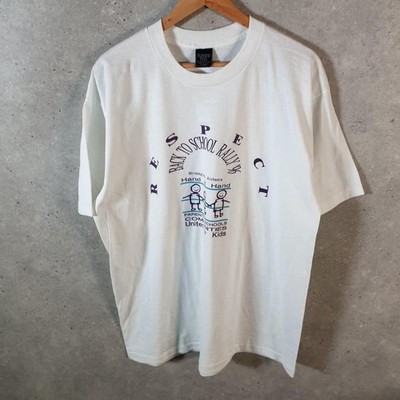 Vintage Platinum Plus 1996 Rally Alabama USA Single Stitch T-Shirt Herren XL weiß