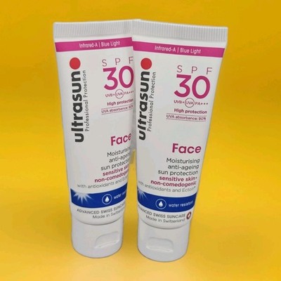 UltraSun Face Moisturising SPF 30 Anti-Ageing & Sun Protection 50 ml (2x25 ml)