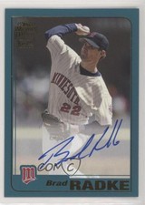 2018 Topps Archives Fan Favorites 2001 Design Brad Radke #FFA-BR Auto 00l8
