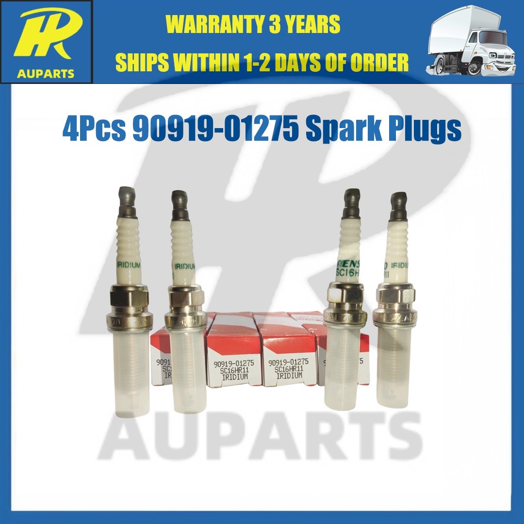 4PCS GENUINE OEM SC16HR11 90919-01275 IRIDIUM SPARK PLUGS FOR TOYOTA SCION LEXUS
