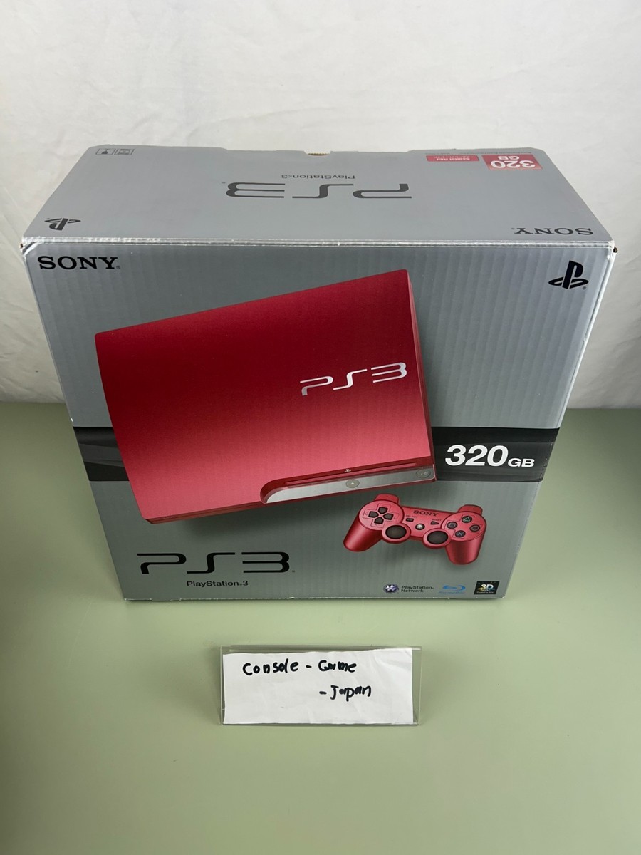 PlayStation 3 PS3 Console System 320GB Scarlet red game CECH