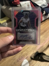 2020 Panini Prizm - Sensational Signatures Matt Judon #23 Pink Prizm (AU)