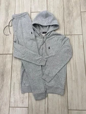 NWT Ralph Lauren Men’s Full Tracksuit Set Hoodie & Jogger Pants Gray Sizes M-XXL
